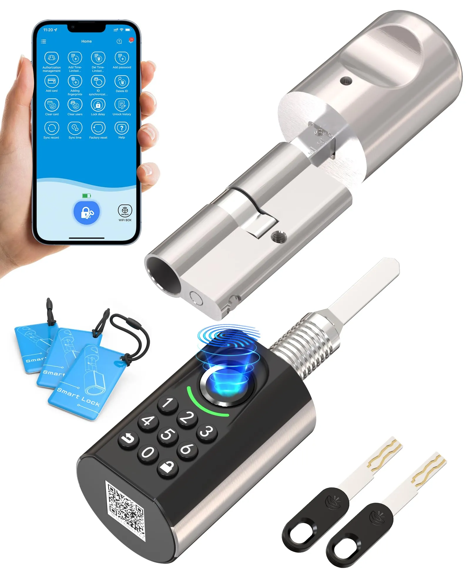 Cerradura inteligente We.Lock Touch vs Igloohome Smart Padlock