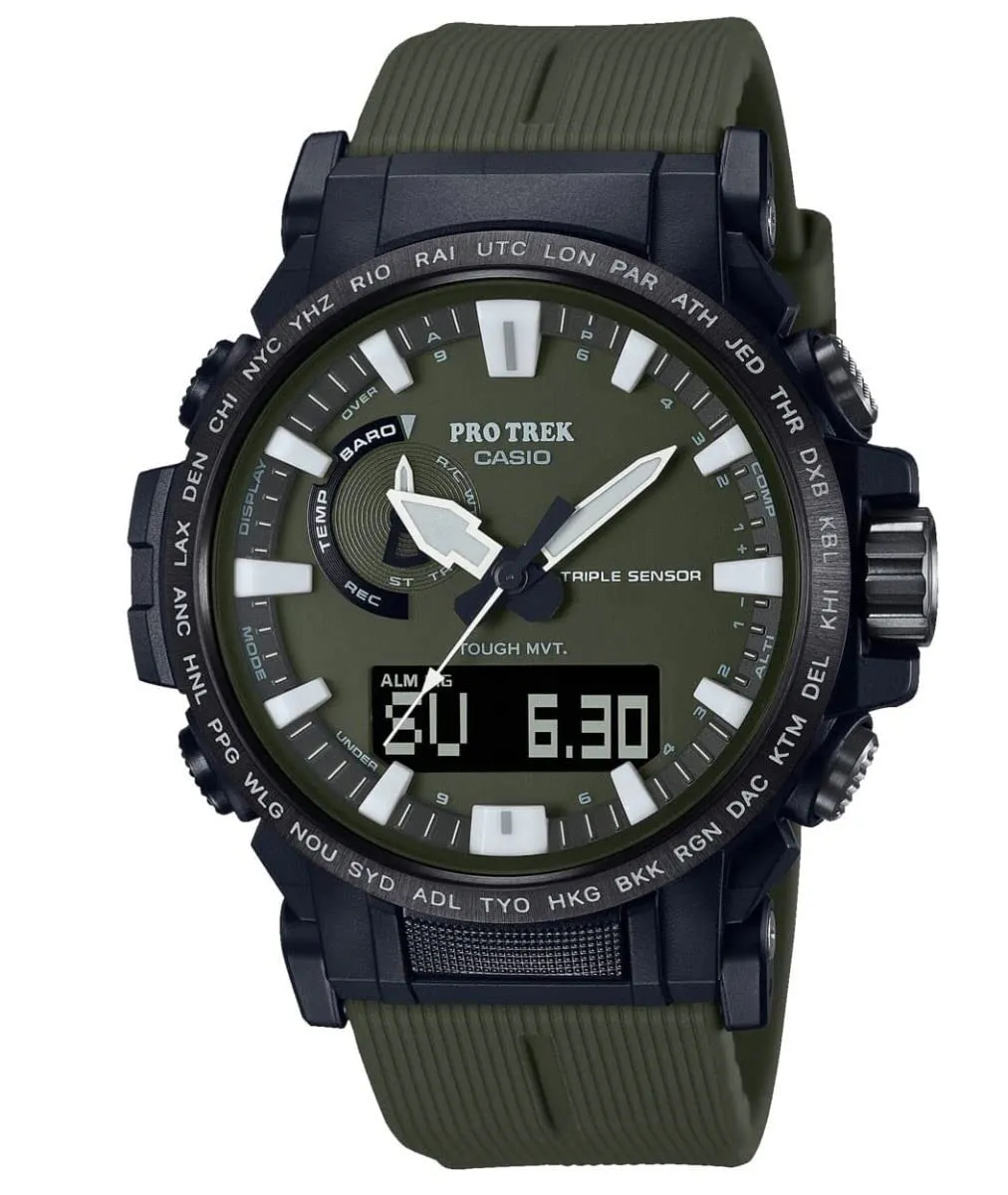Casio Pro Trek PRW-61 vs Garmin Instinct 2X Solar