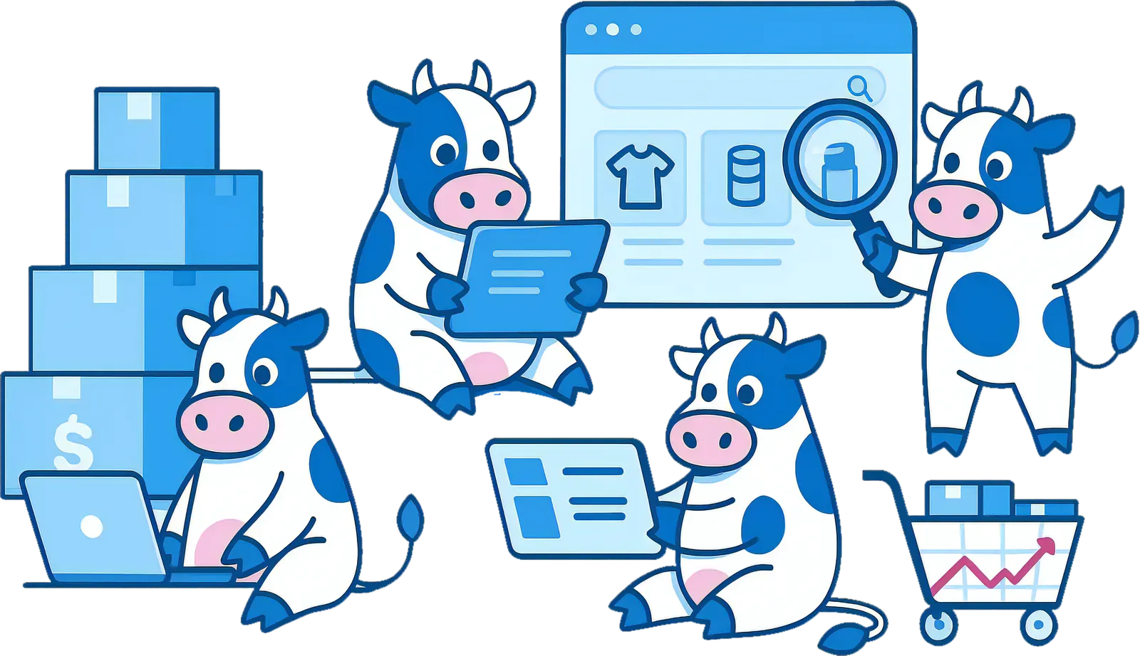 Ilustración de comparativas